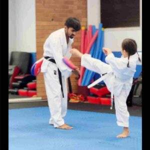 FitDojo Master Sushant teaching self defense kicks